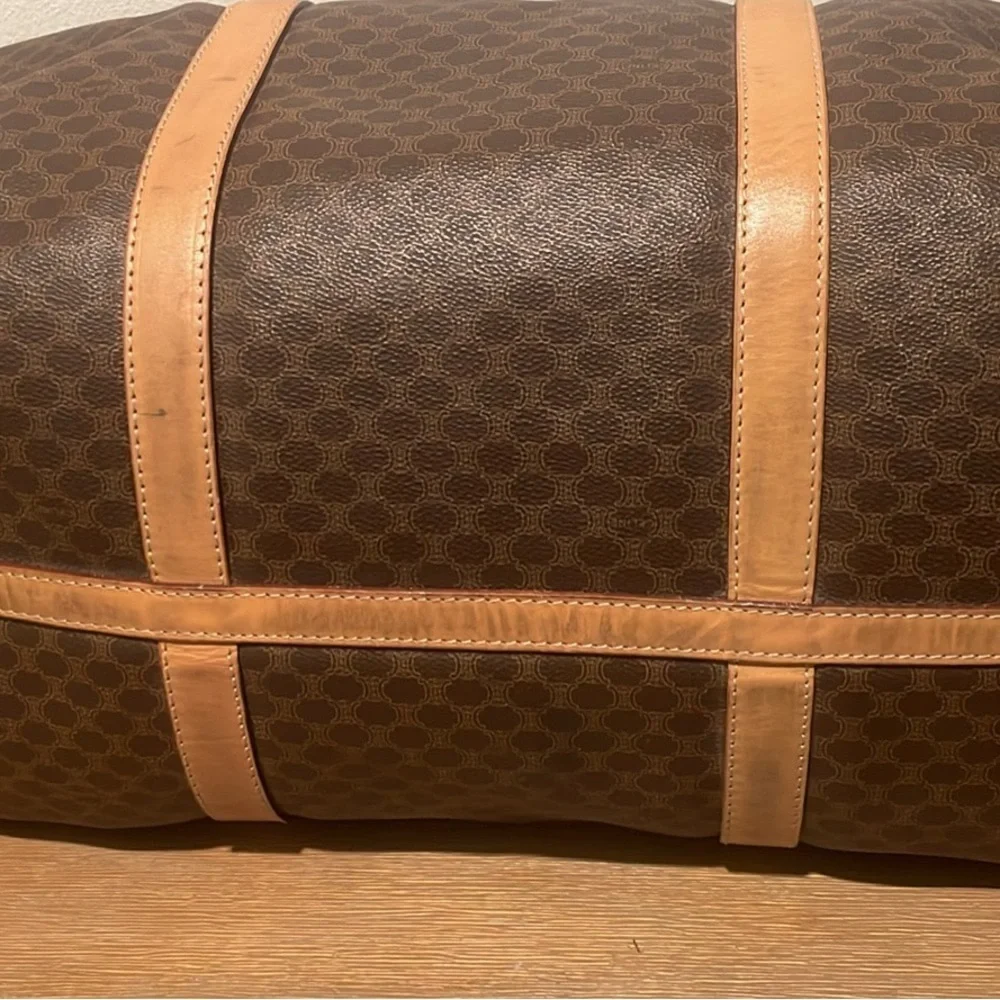 Celine Brown Macadam Boston bag - Picture 4 of 13